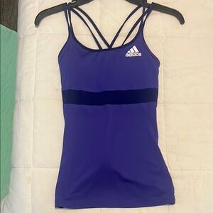 Adidas Purple Strappy Tank Top